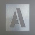 Pochoir metal flamante stencil 2